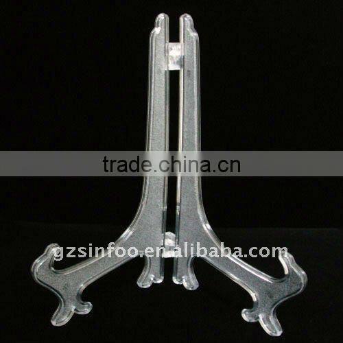 acrylic plate display with hinges