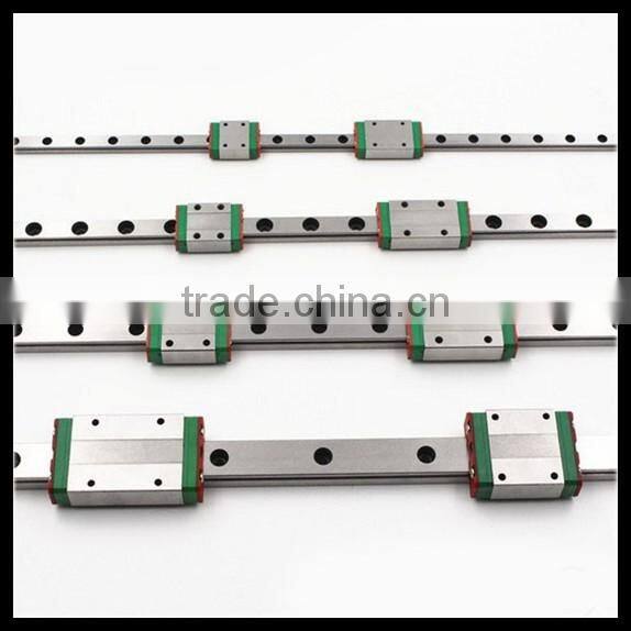 3D printer miniature linear guide MGN7 with MGN7C and MGN7H slide block bearing