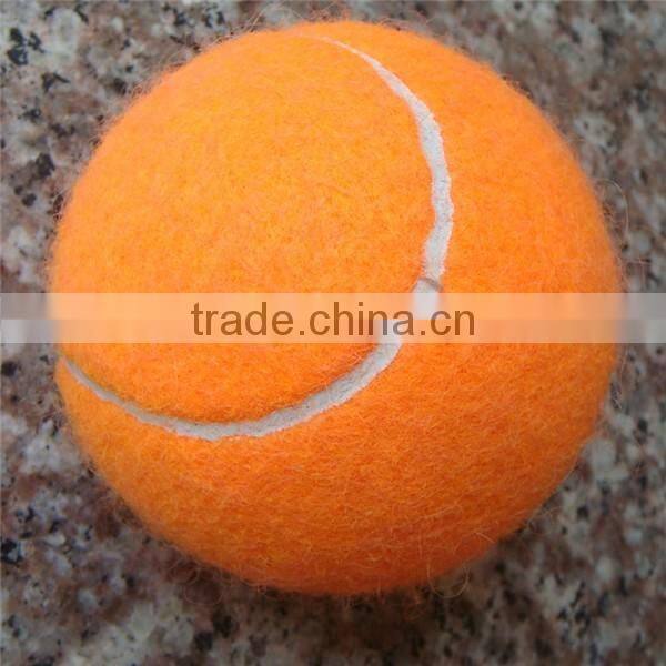 Fluorescent tennis ball
