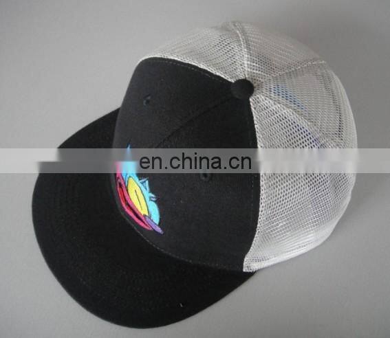 Houndstooth Chidori Trucker Hat Mesh Backed Baseball Cap White