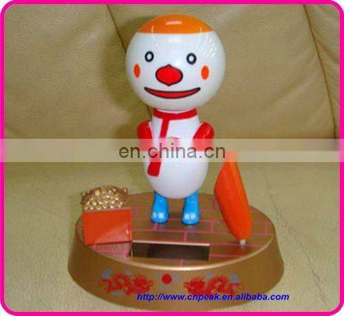 Snowman Flip Flap Solar Powered Moving * New *