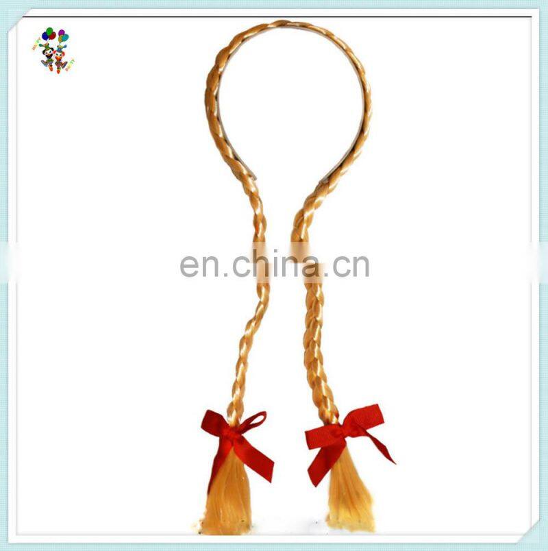 Oktoberfest Dutch Dorothy Bavarian Beer Girl Black Hair Braided Headbands HPC-0120