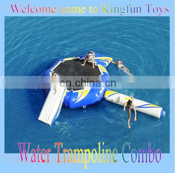 Double tubes water totter/water seesaw