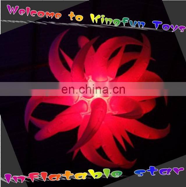 Magical ground inflatable led ball