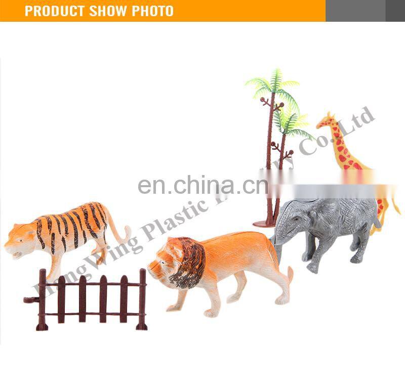 (Cheetah elephant giraffe lion) Cheap Wild World Plastic Animal Toys For Kids