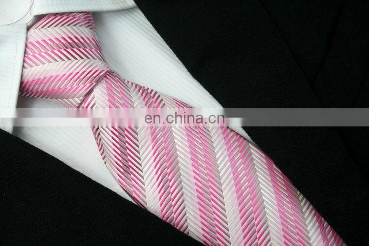 2015 latest hot sale gradually changing color men's 100% silk jacquard tie