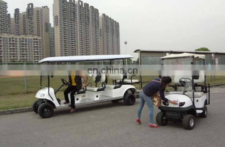 AGM BATTERY power new electric shuttle bus for sale with 4.4KW 48V motor