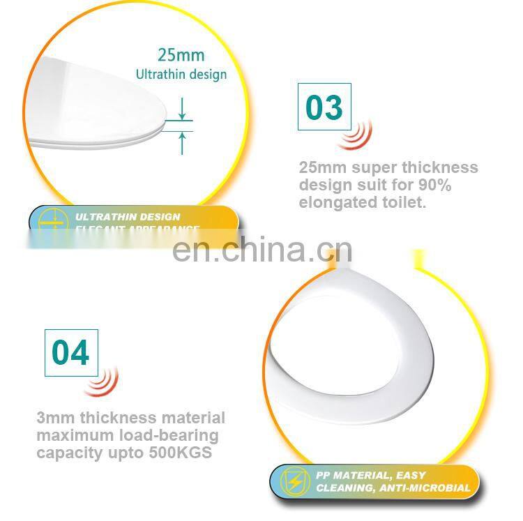 GIBO G1 Elongated Heated toilet seat power plug operated heated toilet seat