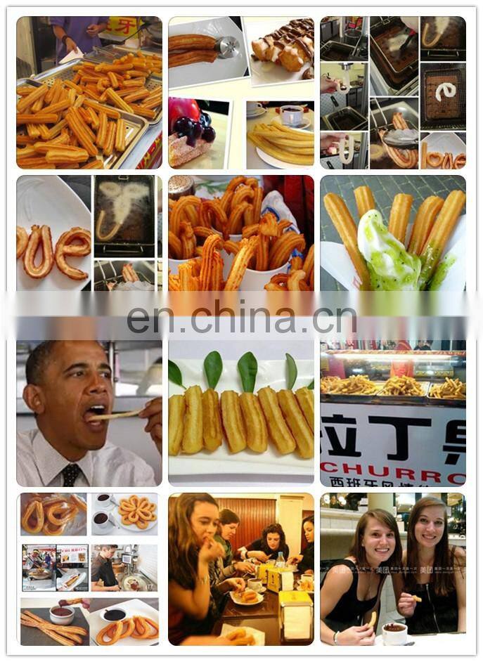 Electric churros making machine, spanish latin fruit baked machine