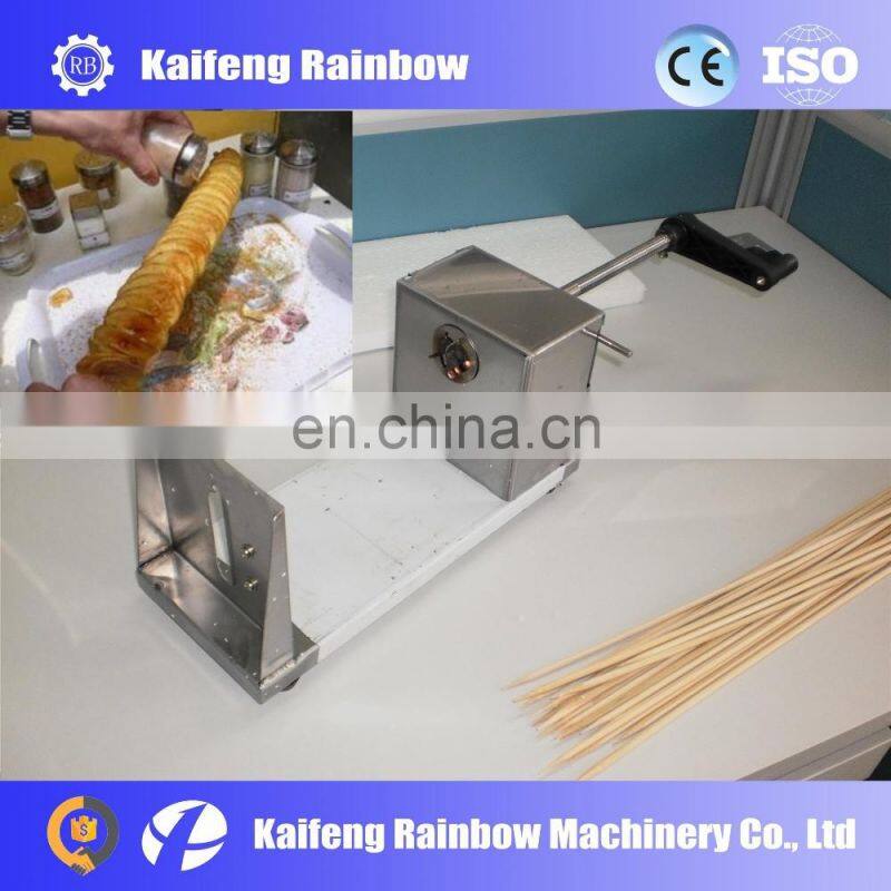 High Quality Best Price twisted potato chips cutting machine price/commercial potato chips spiral cutter