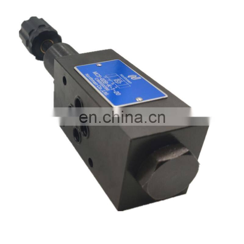 Trade assurance YUKEN Reducing Modular Valves MCS-02B-K-1-20 oil valves