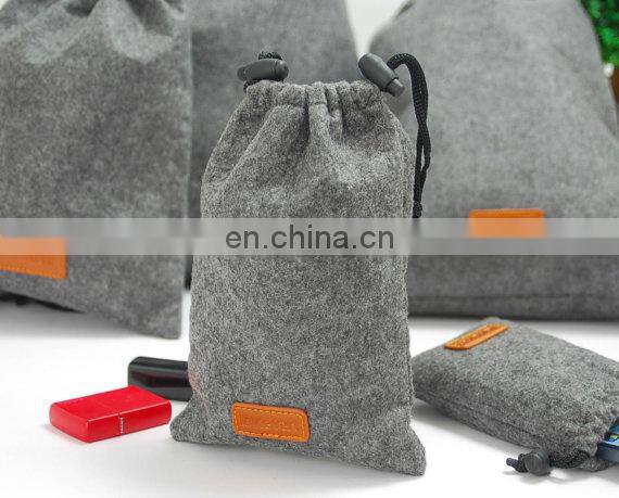 Storage Bags Felt Drawstring Bags Traveling Packing Bags