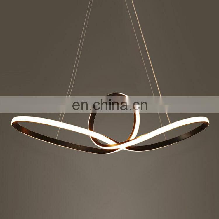 Tpstarlite Factory Direct Unique Shape Gold Custom Living Room Modern Pendant Lighting Chandelier
