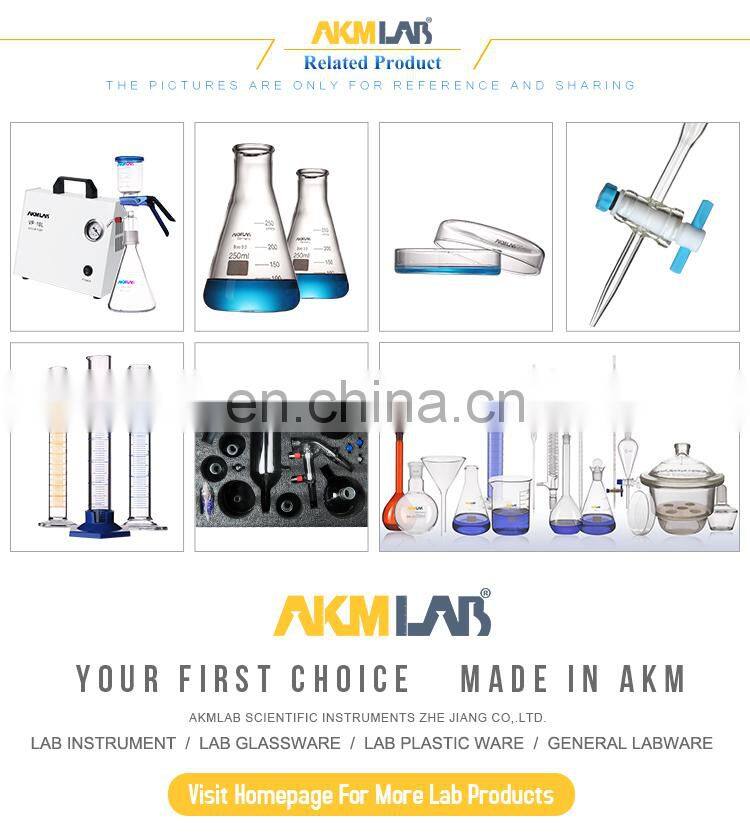 AKMLAB Transparent Durable Glass bell jar dome