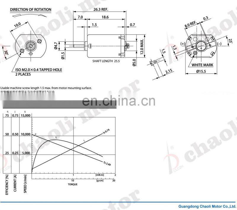 micro hobby electric generator FF030