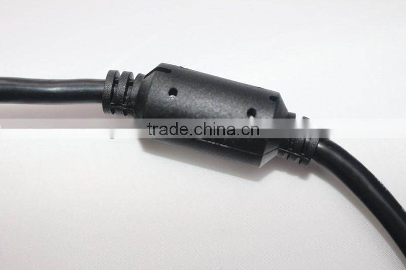 3m Nickel Plated HD15 pin 3+5 Male to Male super monitor vga cable