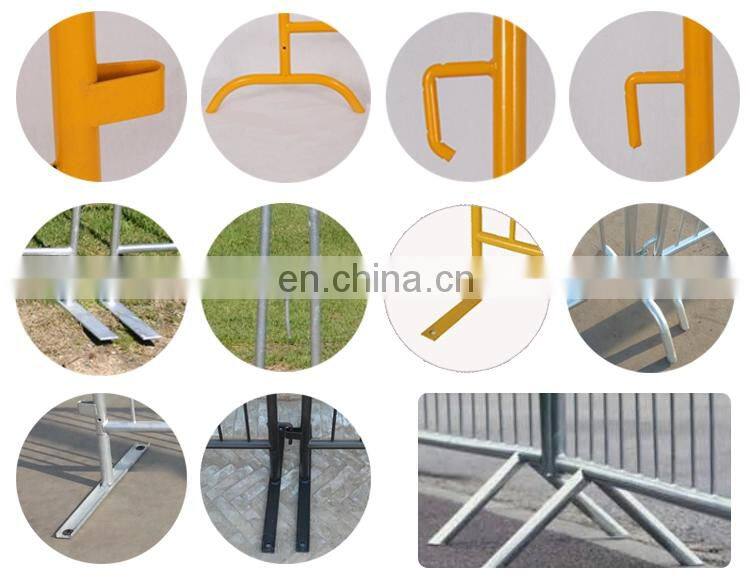 steel Blockader barricade 39-Inch Crowd race Road Barrier Enclosure Pedestrian