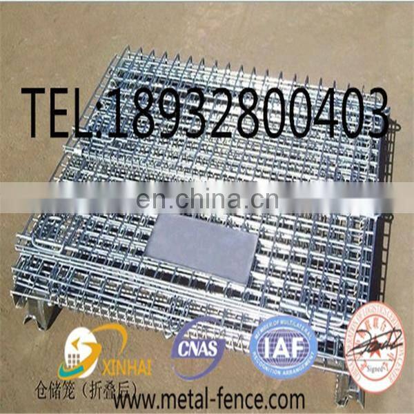 Storge equipment wire mesh storage cage used for factory