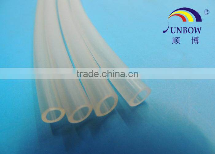 FDA Compliance Extruded Heat Resistant Soft Clear Silicone Tubing