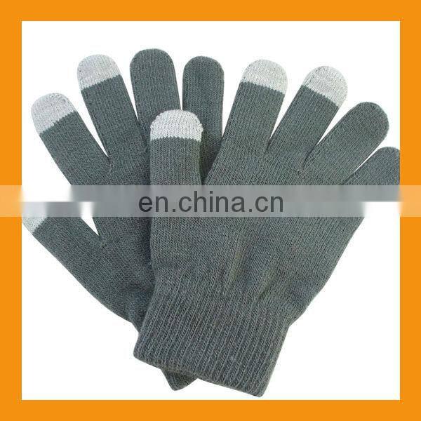 Cheapest Fashion Winter Snow Jacquard Touch Gloves