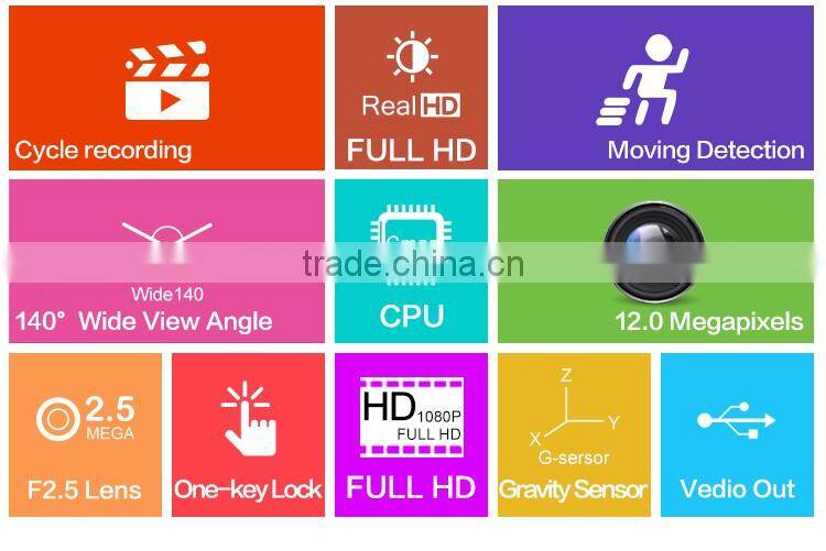 FULL HD Car video recorder (DVR) mini dash cam CVR-168H