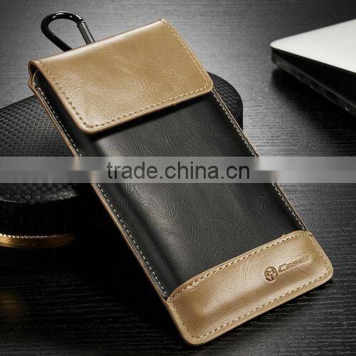 PU Universal Outdoor Bag /Mobile phone case card holder wallet for iphone 6