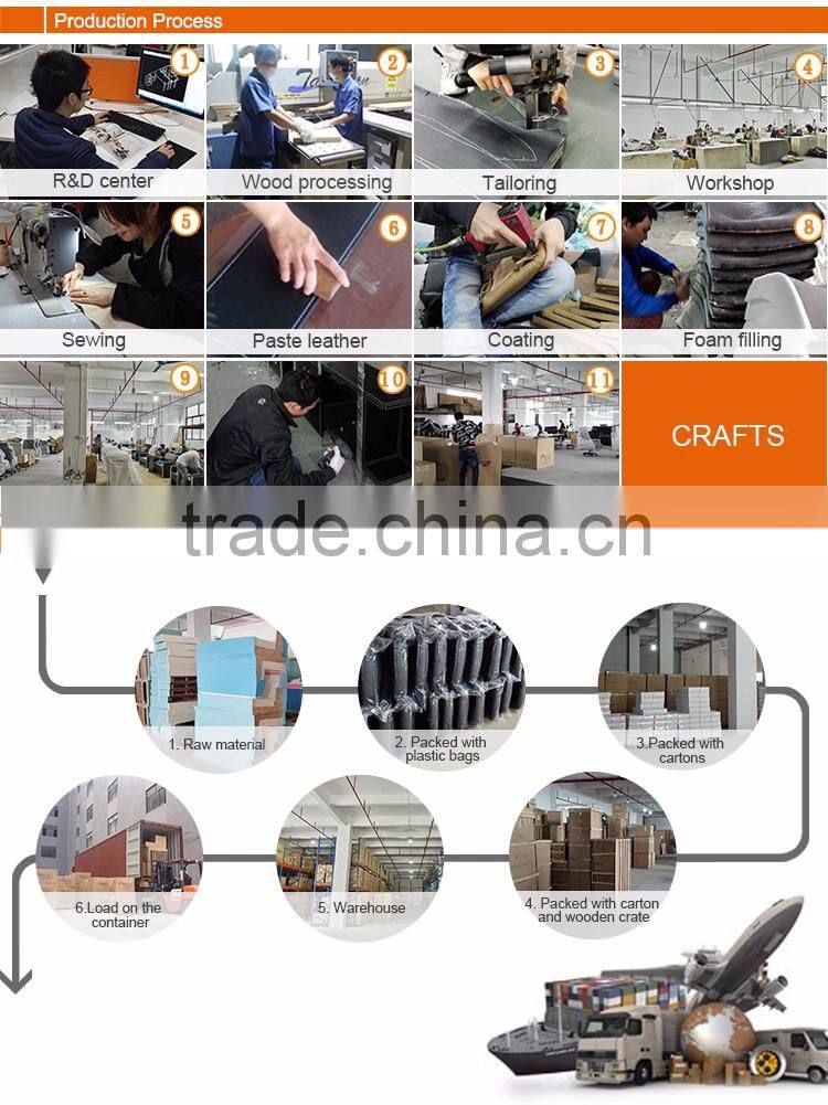 Modern brushing 304 SS frame yellow wooden executive office computer table cpmputer laptop desk