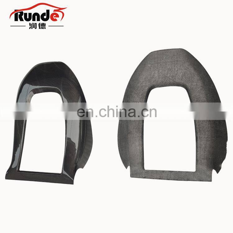 RD New arrival Brilliant Quality OEM Carbon Fiber Back Seat covers For Tesla model3 Back Seat