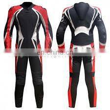 Wholesale Custom Men Motorbike suit Made of Genuine Leather Motorbike suit