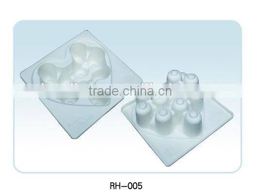 molded pulp heart shaped egg trays
