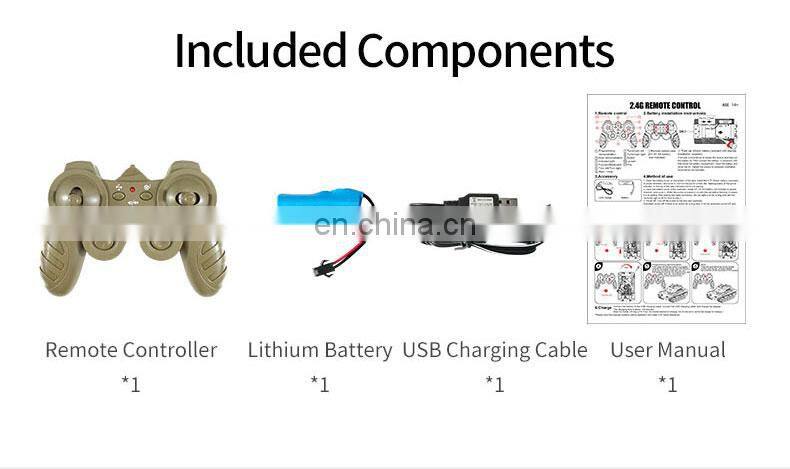 2022 JJRC Q85 Battle Tank 1/30 2.4G Remote Control Programmable Crawler Tank Car Sound Effects Military Tank Model Toys Gift 1 b