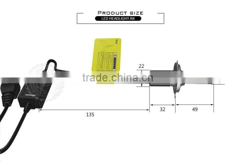 12v dc led light bulb 80w h7 auto headlamp h4 led leadlight for bus