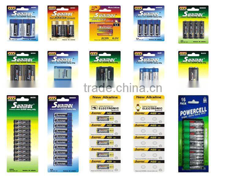 c size zinc carbon dry battery