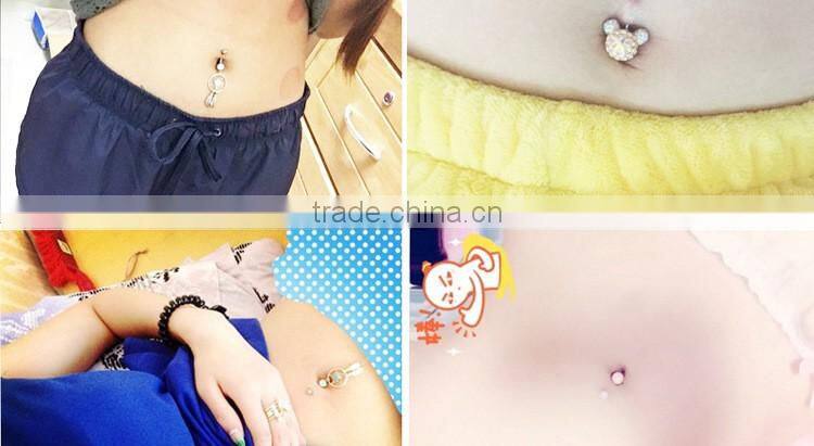 316L surgical stainless steel titanium curved rod lip nail puncture body piercing jewelry