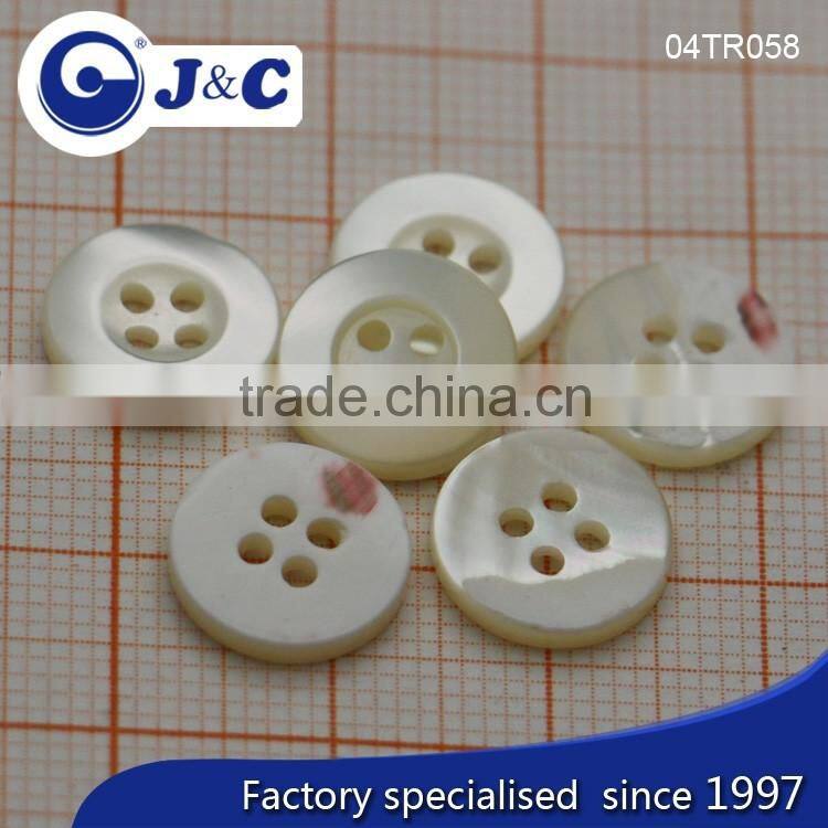 J&C Trocas shell buttons for fashion shirt.TR057,058