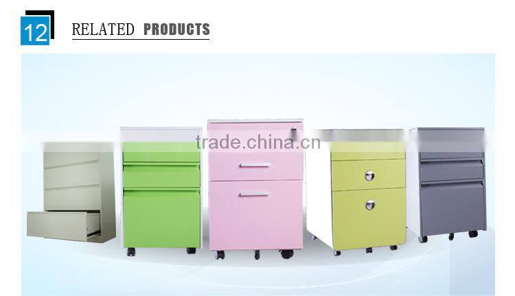 Colorful mobile cabinet