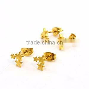 simple gold earring designs for women cheap stars fashion earring