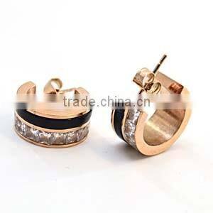 wholesale fashion jewelry cheap wholesale crystal gold stud earrings