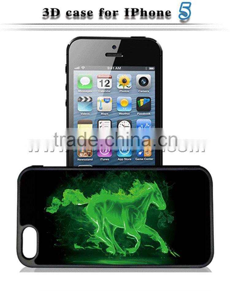 Good Design Green Color Horse Case For iPhone5
