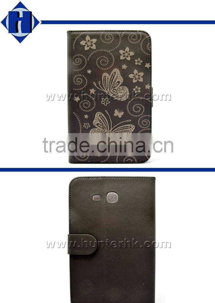 Black Color Butterfly Tablet Case For Tab 4