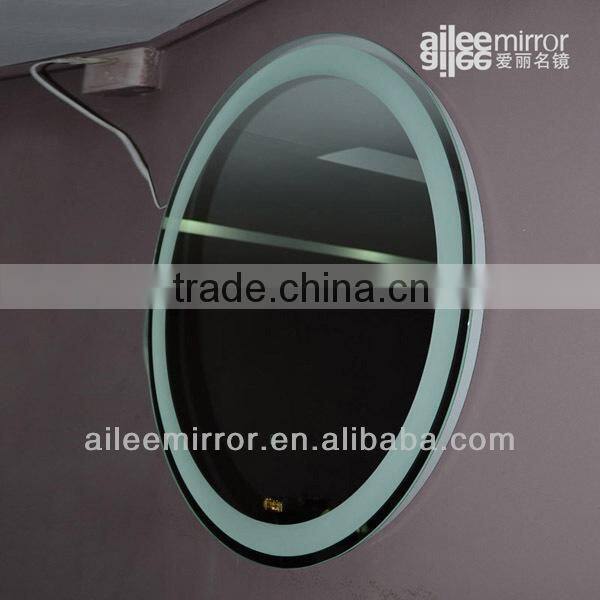 Led light mini mirror modern round mirror