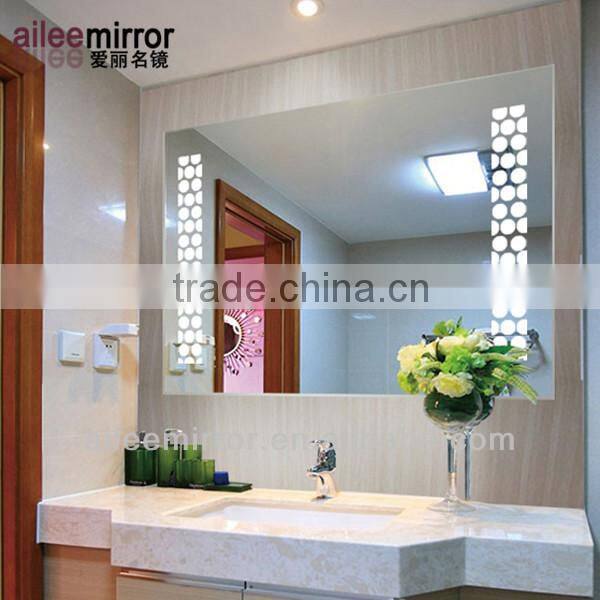 led lighted compact mirror,stick on wall mirrors