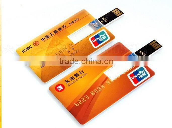 G&J 2014 promotional business card usb flash memory