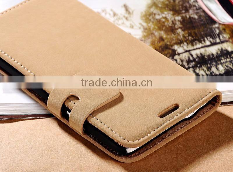 Universal smart phone 5.5 flip wallet leather case mobile phone case card holder wallet for Samsung Galaxy