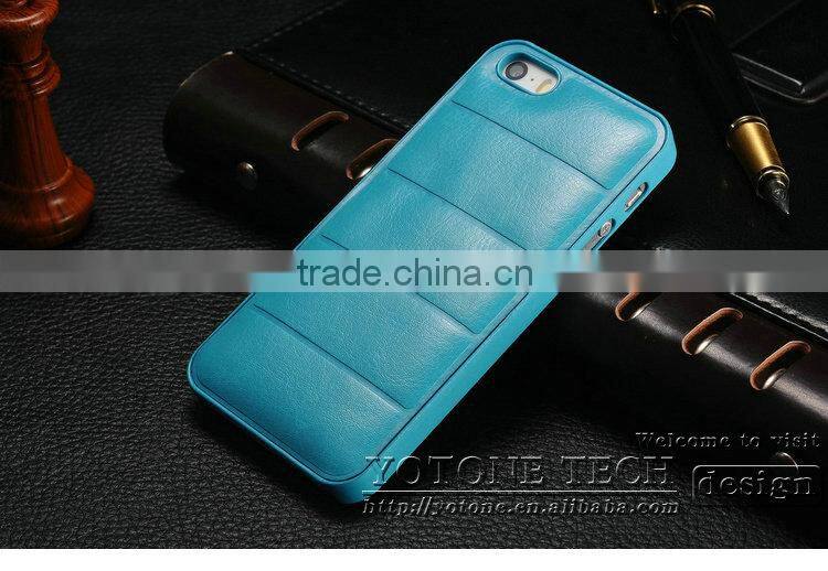 For iphone 6 leather case /Hard PC back soft PU leather Case for Iphone 6 6S phone protective case