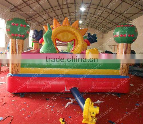 small bouncer Lion Paradise 6x4m inflatable funcity