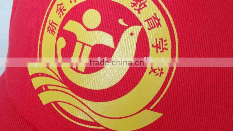 OEM 5 panel cotton print baseball cap for school kids