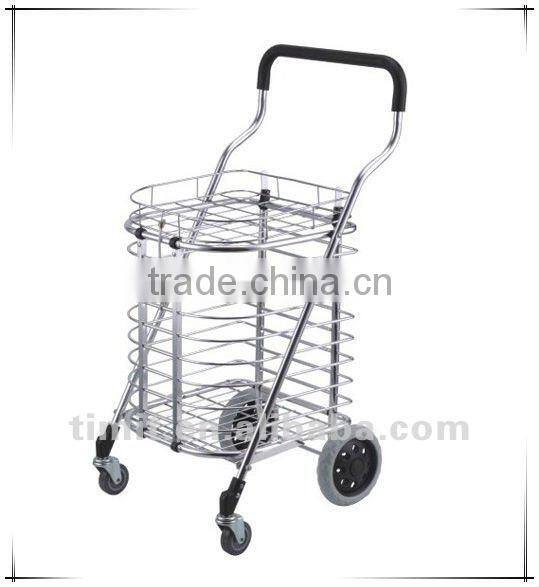 Luxury Design Practical Aluminum Shopping Trolley Cart