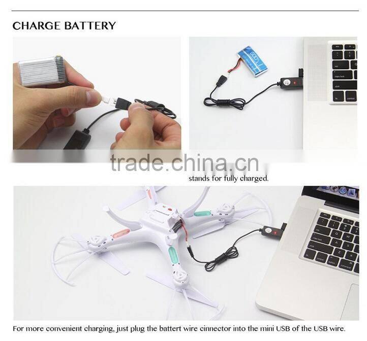 2.4Ghz 4channel rc drone rc quadcopter with camera with headless mode and auto-return