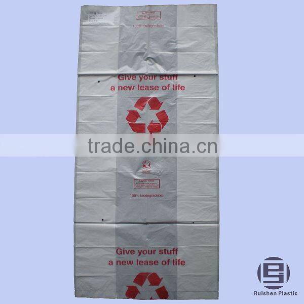 BRC Recyclable PE Plastic Charity Bag With Printing For Collection